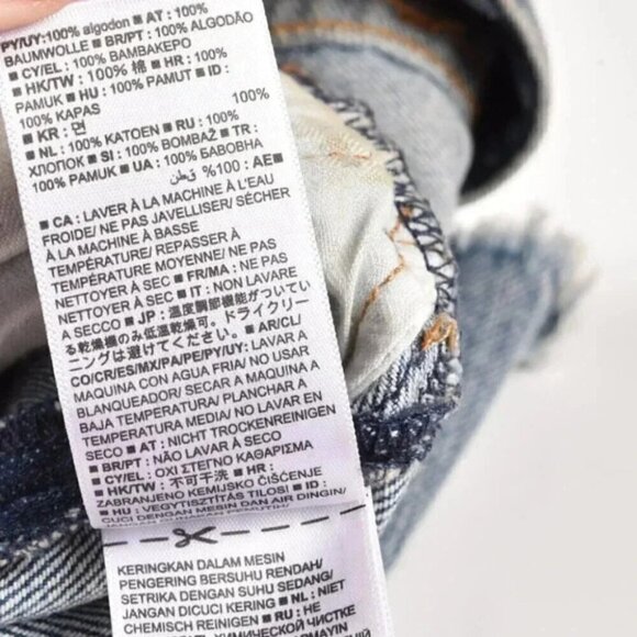 Gap Best Girlfriend Distressed Cutoff Jean Denim Short Size 26 - Picture 6 of 6